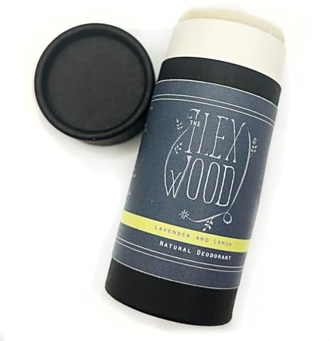 The Ilex Wood - Natürliches Deodorant mit Lavendel und Zitrone – 70 ml. vegan, plastikfrei, umweltfreundlich, tierversuchsfrei für Frauen und Männer, handgefertigt und frei von Aluminium.