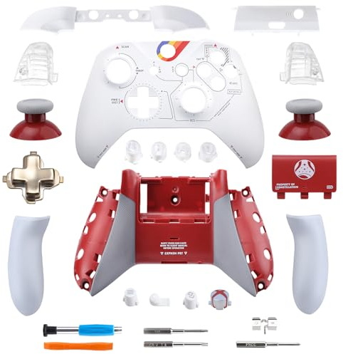 VANPARK Housing Shell Set Replacement, Front Case Cover Backplate Only Compatible with Xbox One S/X Controller(Model 1708)(Controller is Not Included)