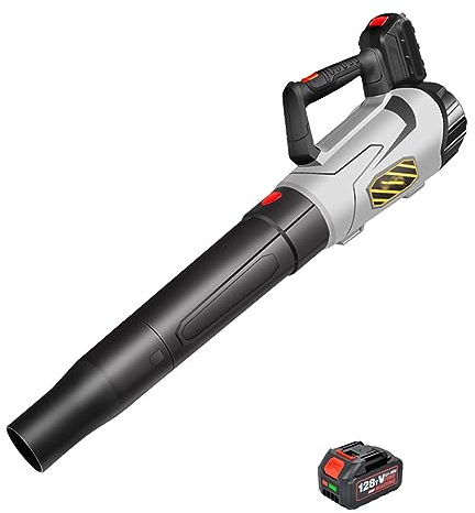 Soffiatore elettrico a batteria,soffiatore portatile,soffiatore elettrico con batteria e caricabatterie,spazzaneve industriale per uso domestico Spazzatrice per prato Attrezzi da giardino,1 batteria