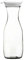 750ml Glass Carafe with Lid – Clear Water Bottle Jug for Hot & Cold Drinks – Juice Pitcher, Wine Decanter or Table Carafe – Solid, Transparent Design (26oz)