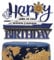 Yacht Nautical Happy Birthday Cake Topper Blue Glitter Yacht Ship Anchor Cake Decoration Ocean Steamship Boat Yachting Birthday Theme Party Supplies
