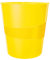 Leitz Papierkorb, 6er Pack, 15 Liter, Kunststoff, Gelb, WOW, 52781016