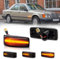 POPMOTORZ LED Blinker Seitenblinker Schwarz mit Canbus Fehlerfrei 2835 SMD für Mercede-s Benz W201 1982-2003 C-Class W202 1993-2001 E-Class W124 1985-2006, 2 Stücke