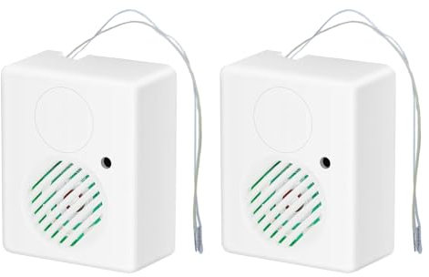 YRTUOP Máquina de Efectos de Sonido de Halloween, Caja de Sonido de Halloween | 2 LED portátiles Que cambian de Color con Sensor de Sonido para Hacer Ruido de Halloween - Altavoz Que grita Sonidos