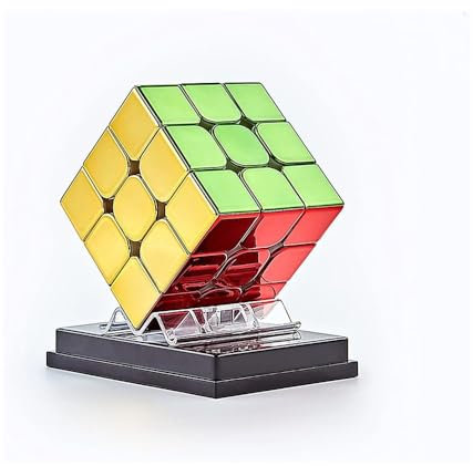 XMDCuber Speed Cube 3x3x3 Magnetico di Velocità, Puzzle Riflettente Mirror Lucido