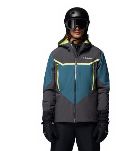 Columbia Men's Liftline Jacket, Ski Jacket, Shark, Everblue, S
