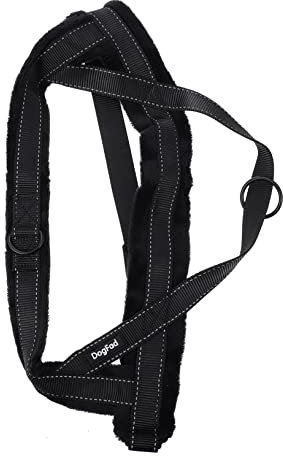 Yardwe 1Stk Hundeleine Korsett Haustiergeschirre Spaniel Zubehör Welpe Haustierbedarf Brustkleidung für Zuggeschirr Haustier Hund Versorgung Haustier Hund Weste Nylon Black