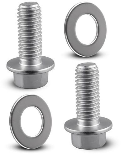 2Pcs Blade Bolt Set Fit for Honda HRC215 HRS216 HRR216 HRN216 HRX217 Lawn Mower Rotary Blade, Replace 90105-VA3-J01 Bolt 90502-VG3-000 Washer