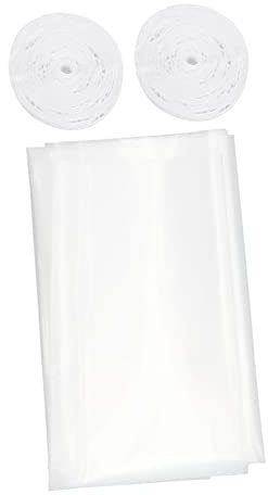 Gadpiparty Kit de Aislamiento Térmico para Ventanas de Invierno Película Aislante Resistente al Viento Instalación Mágica Protección Frío Interiores