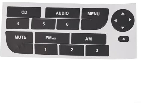 Adesivi personalizzati per riparazione pulsanti radio per Fiat Grand Punto Migliora l'interno del tuo veicolo