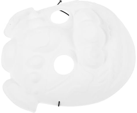 KONTONTY Leere PVC Tiermaske für Diy Unbemalte Schweinemaske für Karneval Cosplay und Geburtstagsfeiern Leicht und Bequem für Stundenlangen Tragekomfort