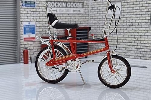 toyway Raleigh Chopper Mk2 Red Bicycle Bike 1:12 scale diecast model