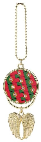 Drapeau ou bannière du Portugal, Pendentif Amusant à Suspendre pour Voiture, Ornement oscillant, Accessoires de Suspension intérieure pour Voiture, décoration pour rétroviseur