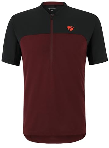 Ziener Herren Narius-z Funktionelles Fahrradtrikot mit halbem Front-Reißverschluss