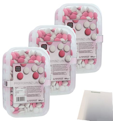 usy Bundle für Agilus Pfefferminz Linsen 3er Pack (3x900g Dose) + usy Block