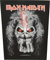 Unbekannt Iron Maiden Rückenaufnäher Eddie Candle Finger offiziell Schwarz Woven (36cm x