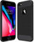 CoolGadget Premium Carbon Handyhülle TPU für iPhone 7 / iPhone 8 / iPhone SE 2 / iPhone SE 3, stoßfest, Kratzfest, rutschfest, Anti-Fingerprint, schwarz