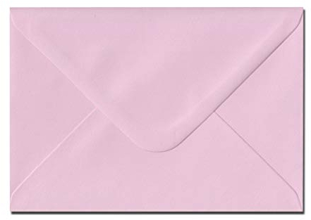 arkCRAFT Lot de 25 enveloppes C6 de qualité supérieure 100 g/m² 114 x 162 mm (rose layette)