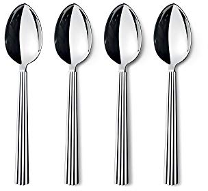 Georg Jensen Bernadotte Dessert Spoon Giftbox Ss 4 Pcs