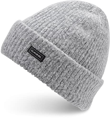 Dakine Womens Harper Beanie Hat - Grau - Der traditionelle Fuzzy-Garn-Rippenstrick
