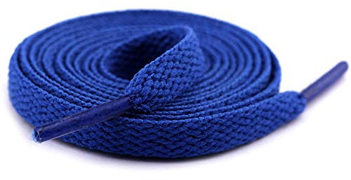 Sechunk Cordones planos sólidos para zapatos atléticos, cordones de colores, 29 colores, 1 par para tenis, baolan, 114cm