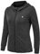 donhobo Women's Running Jackets with Thumb Hole,Long Sleeve Gym Sport Zip Up Hoodie Top Breathable Quick-Dry Tops with Zip Side Pocket Dark Gray XL