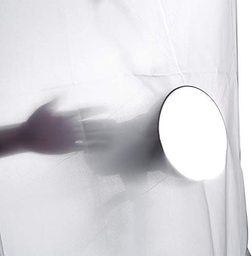 BOLLUMA 3x1.5m/10x5ft Photography Diffuser Fabric Nylon Silk White Seamless Modifier Cloth for Photo Studio Video Light Softbox, Light Tent, Reflect Flag Panel