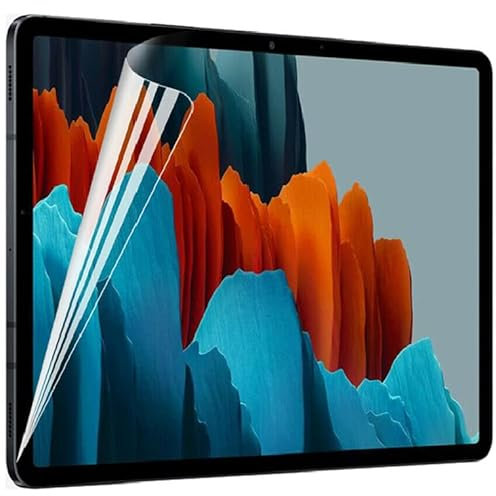 SILCOSTAR [2 PACK Plastic Screen Protector For Samsung Galaxy Tab S7+(PLUS) 12.4(2020)-Ultra HD Clear LCD Screen Protector Guard Cover For Galaxy Tab S7+ 12.4(2020) SM-T970/SM-T976B