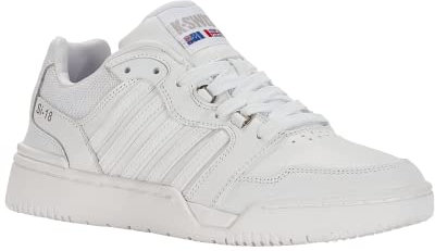 K-Swiss Herren Si-18 Rival Sneaker, White/White, 43 EU