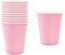 16pcs Pink Paper Cups 9 Ounce Solid Color Paper Cups,Disposable Party Cups Tableware Birthday Decorations Cups for Him,Her,Men,Women,Adults Tea Party,Drinking Cups for Party Birthday Supplies