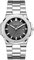 BUREI Herren Uhren Mode Analoge Quarz Date Uhren Business wasserdichte Armbanduhr mit Edelstahlarmband (Sliber schwarz)