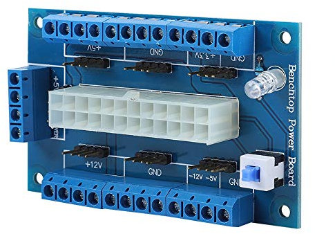 24/20Pin ATX Power Supply Module, ATX Power Board Module, PC Power Supply Module Adapter, Computer Power Supply, Compatible with 20/20 + 4/24 Pin Headers