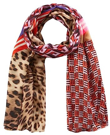 CODELLO Schal Graphic Lepard Print in pink