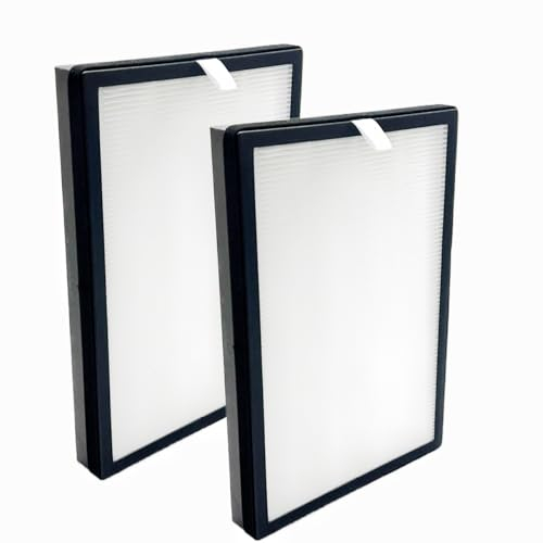 Can-Meagere - Filtro HEPA de repuesto H14 compatible con purificador de aire HIMOX H04, filtración de 4 etapas, carbón activado de alta eficiencia, paquete de 2