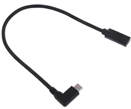 Shntig Câble d'extension de type C de 30 cm, USB C vers USB C femelle vers mâle - Câble d'extension de charge de type C