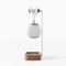 Raico Headphone Stand Wood & Metal Minimalist Headset Holder Hanger with Storage Base (Walnut)