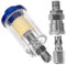 DOITOOL Filtro Separatore Acqua Compressore Separatore in Plastica in per Accessori per Spruzzatori di Vernice a E Acqua Separatore -acqua
