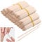 MANCHAP 2000PCS Orange Wood Sticks, Wooden Nail Cuticle Pusher Sticks for Manicure, 11.4cm