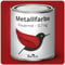 Berico Metallfarbe - Feuerrot - 0,7 Kg - 4in1 Premium Metallschutzlack - Direkt auf Rost - Für Stahl, Zink, Aluminium, Kupfer und Eisen