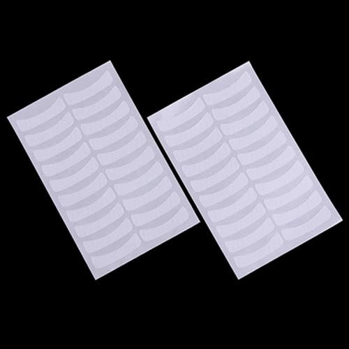 LUCKDANO Coussin D'extensions de Cils 40pcs Patch de Gel œil de Peluche pour un Usage Professionnel et Personnel Blanc