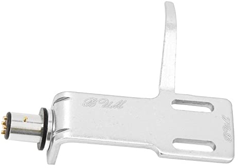 SIXRUN Phonographen-Plattenspieler-Headshell, Aluminiumlegierung, Langlebiger Tonabnehmerhalter für Professionelle DJs und HiFi-Enthusiasten (Silver)