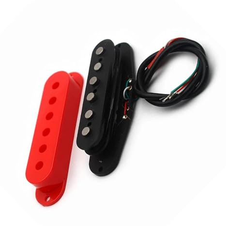 Professionelles Doppelspulenmikrofon Mit Rauschunterdrückungsdesign Alnico 5 Multi Color(Red)