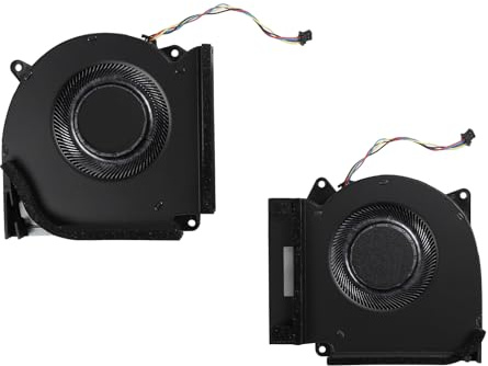 JSGHGDF 12 V 4 Pin 4 Drähte CPU GPU Lüfter Kühler für Laptops der G713P Serie, Ersatz-Kühler ROG Laptop Lüfter
