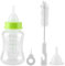 4Pcs Pet Milk Nursing Care Set Feeding Bottle Small Dog Puppy Feeder Kits with Replacement Nipple Cleaning Brush for Newborn Kittens Kitty Puppies Rabbits Small Animals(150ML)