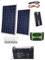 Kit Fotovoltaico 2 KW Pwm Inverter 2000W Pannello Solare 200W Batteria 100 AH 5 LAMPADINE 6 WATT LUCE FREDDA