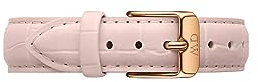 Daniel Wellington Damen Uhrenarmband One Size, Rosa, 14 mm, Leder, Einheitsgröße