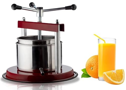 Virsus Torchietto in acciaio inox con diametro pari a 12 cm, capacità 2,5 Litri, pressa premitutto per alimenti, melanzane, liquore, vino, frutta, verdura, mirto, Made in Italy