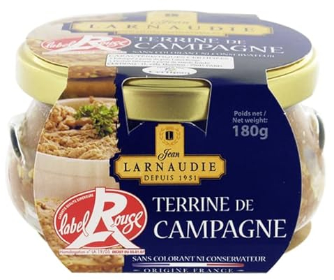 Jean Larnaudie Terrine de Campagne - Label Rouge - Französische Land-Terrine 180gram