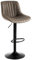 Youhauchair Barhocker, Drehbare Barhocker mit Lehne, Höhenverstellbar aus PU-Leder, Moderner Barstuhl Küchenhocker Bar Hocker Bar Stool, Braun
