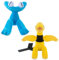 MUNSKT Rainbow Friends Chapter 2 Cuddly Toys,9.8 Inch Plush Toy Anime Kawaii Plush Stuffed Toy Cute Plushies,Yellow Rainbow Friends Chapter 2 Cyan,für Fans Kinder Geburtstag Thanksgiving Halloween